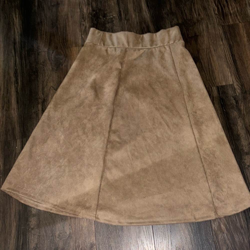 Suede Skirt